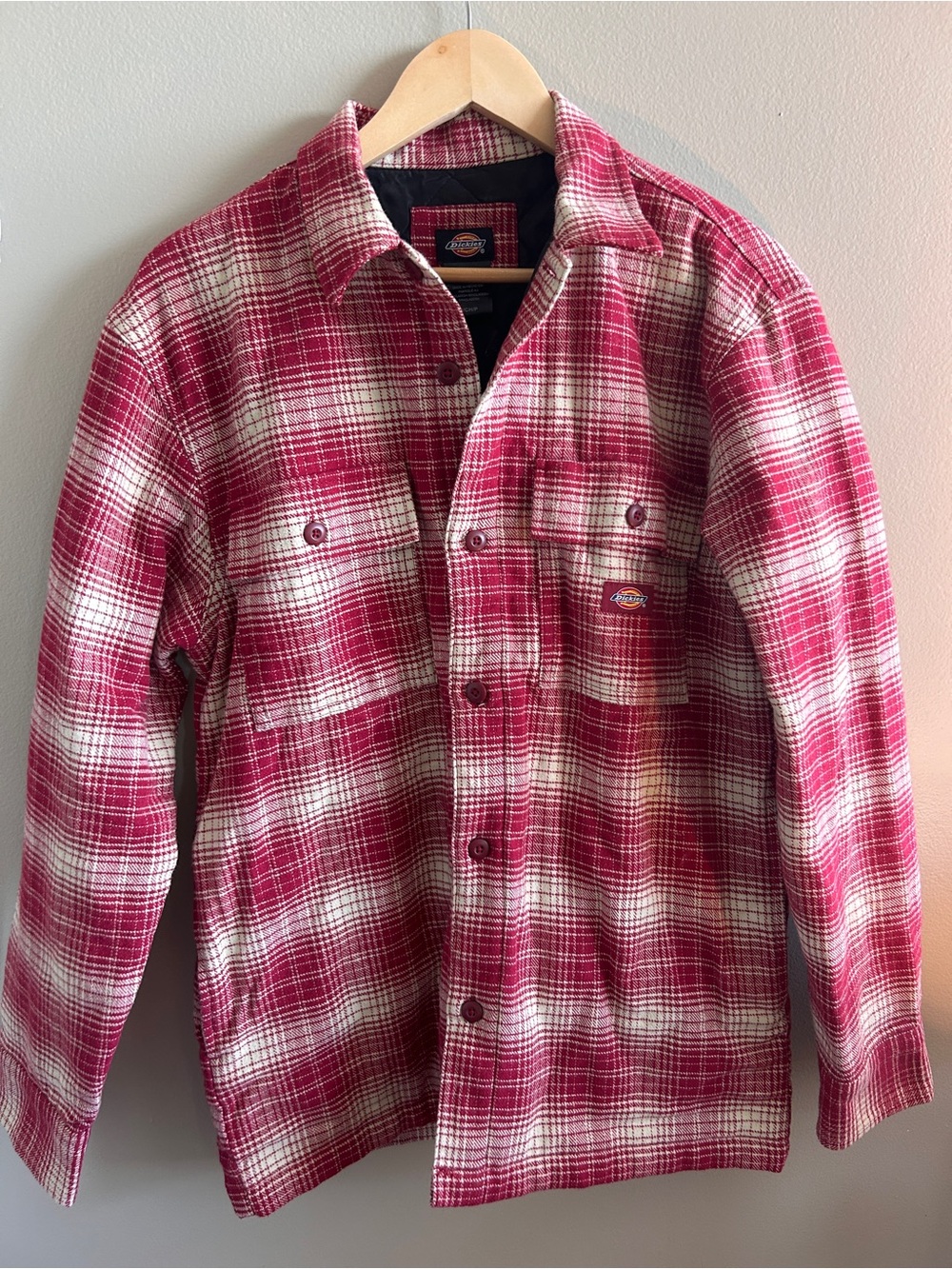 Dickies Quilted Plaid Shacket Jacket Men’s Small